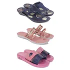 Combo of Slippers with Flats & Sliders for Women 