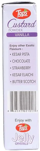 टॉप्स कस्टर्ड वैनिला पाउडर 100 g पैक + 30 g Free