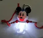 Plastic LED Light Kids Rakhi with Durga Chalisa 