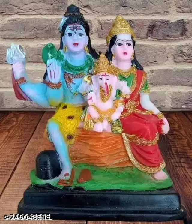 Shiva Pariwar Idol (Multicolor)
