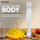 Lifelong Stainless Steel 300 Watts Hand Blender | Low Noise | Anti-Splash 