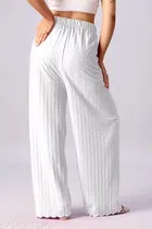 Stylish Palazzo for Women, White 
