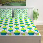 Microfibre Printed Double Bedsheet with 2 Pillow Covers 