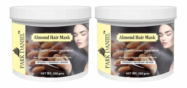 Park Daniel Almond Protein Hair Mask (200 g, Pack of 2)