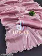 JImmy Choo Saree for Women, Pink 
