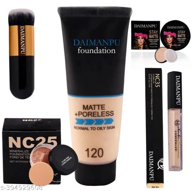 Face Makeup Combo (Multicolor, Set of 5)