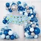 52 Pcs Balloons Decoration Kit, Multicolour, Set of 1