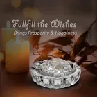 Vastu Feng Shui Crystal Tortoise | Turtle with Crystal Plate Yantra 