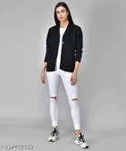 Woolen Solid Full Sleeves Sweater for Women 