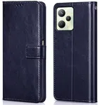 OPPO Realme RMX3511 /Realme C35 Artificial Leather Mobile Flip Cover 