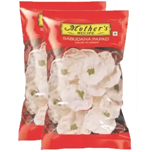 मदर्स रेसिपी साबूदाना पापड़, 2X75g (पैक ऑफ 2)