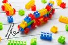 Plastic 100 Pcs Building Blocks for Kids 