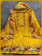 Embroidered Floral Patiala Suit for Women 