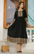 Viscose Rayon Printed Kurti for Women 