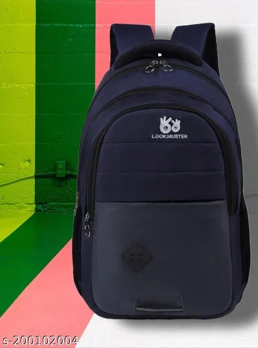 Nylon Backpack for Men & Women, Blue
