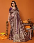 Banarasi Silk Zari Woven Saree for Women 