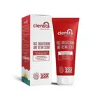 Clensta Face Brightening & Detan Scrub With 3% Walnut Shell and Red Aloe Vera Removes Tan and Brighten Skin tone For All Men & Women 50 g