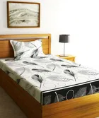 CG Homes Fitted Single Bedsheet With 1 Pillow Covers Polycotton Cotton 