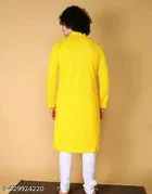 Embroidered Mandarin Neck Kurta for Men 