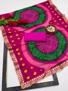 Georgette Printed Saree for Women 