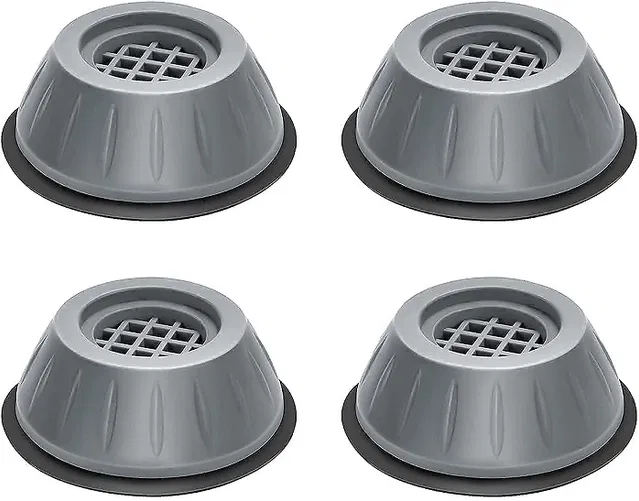 Rubber Anti Vibration Washing Machine Pads (Grey, Pack of 4)