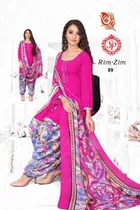 वीमेन अन्स्टिचड ड्रेस मटेरियल सूट 