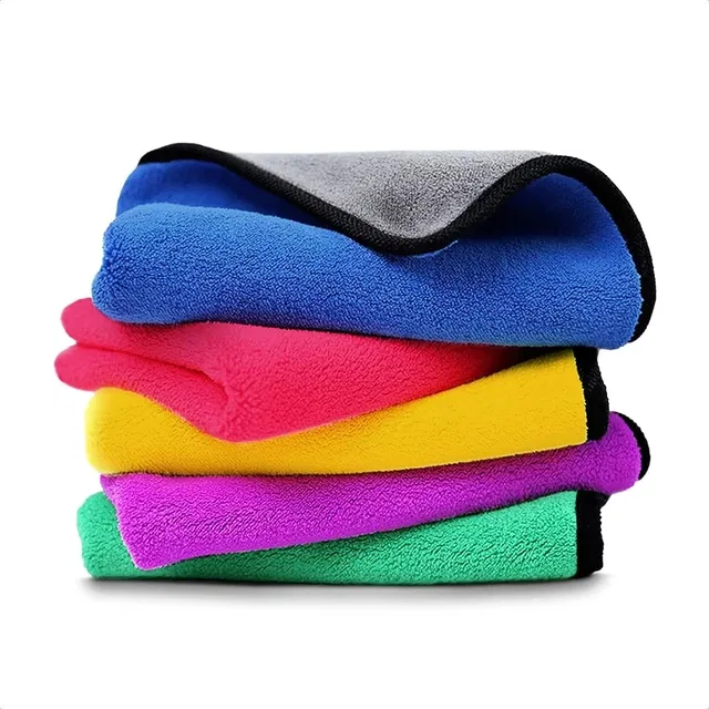 Neekshaa Microfiber Towel (Multicolor, 40x40 cm, Pack of 5)