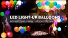 Led Light Balloons For Decoration 