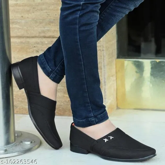 Loafers for Men (Black, 7)