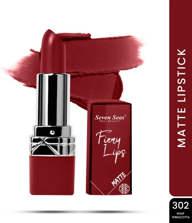 Seven Seas Lipstick for Women, Terracotta (3.5g)