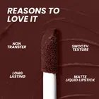 Seven Seas Liquid Lipstick for Women, Dark Brown 