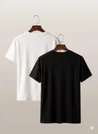 Round Neck Solid T-shirts for Men 