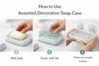 Assorted Decorative Soap Case dishes with lids