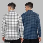 Polycotton Checked Shirts for Men, Multicolor 