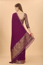 Vichitra Embellished Saree for Women 