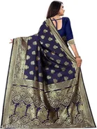 Soft Silk Zari Woven Saree for Women 