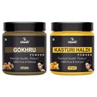 Natural Gokhru & Kasturi Haldi Powder for Skin & Hair 