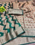 Organza Zari Woven Saree for Women 