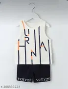 Cotton Printed Clothing Set for Boys 
