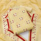 Chanderi Cotton Unstitched Dress Material for Women 