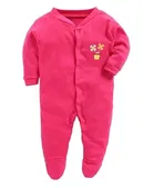 Hosiery Cotton Printed Rompers for Kids, Pack of 3, Multicolor 