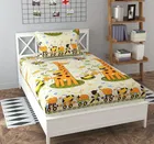 Microfiber Single Bedsheet with Single Pillow Cover 