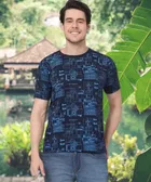 Cotton Half Sleeves Round Neck T-Shirt for Men 