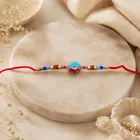 Designer Golden Moti Rakhi for Brother