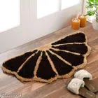 Cotton Door Mat (Black & Cream, 16x32 inches)