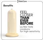 Bold Care Pack of 10 404 Super Ultra Thin Vanilla Flavored Condoms - 404-SW-CON-VAN
