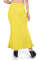 Lycra Solid Saree Petticoat for Women 