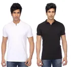 Solid Polo T-shirt for Men, Pack of 4 