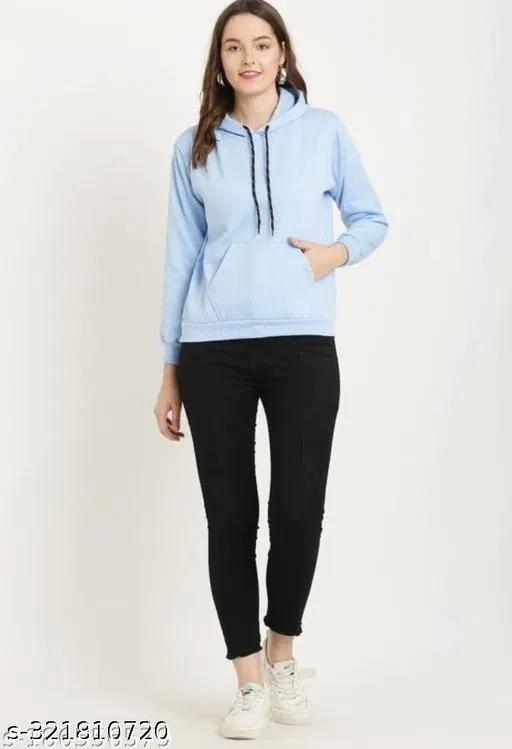 Ladies Top & Bottom Set for Women (Aqua Blue, M)