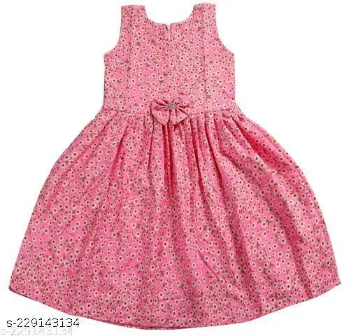 Dresses for Girls (Pink, 3-4 Years)